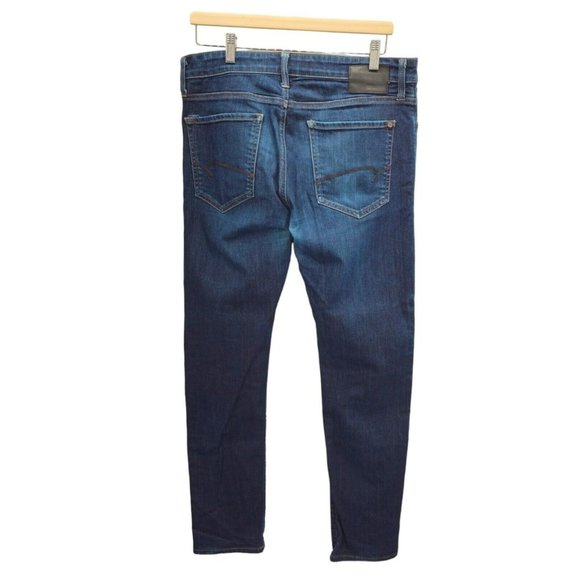 Mavi Jeans Jake Mens‎ 34 Slim Straight Leg Blue Stretch Denim 34" Inseam Flaw - Picture 3 of 13